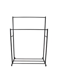 Resim Kanat Elegant Tekerlekli Ayaklı Elbise Askısı 