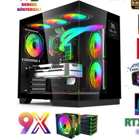 Resim Zeiron GTA-VI Valo V84 Ryzen 5 8400F DDR5 32GB 6400MHZ Ram 1TB M.2 Nvme SSD 8GB GDDR7 RTX5060 Ekran Kartı Premium Oyuncu Bilgisayarı 