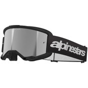 Resim Alpinestars Vision 3 Wordmark Goggle Kross Gözlüğü Siyah Gümüş 