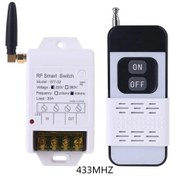 Resim 315mhz 433mhz + 220v 380v 30a Röle Kablosuz Uzaktan Kumanda Anahtarı Alıcı İle 433mhz 