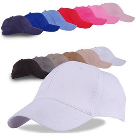 Resim Perlotus Düz Renk Spor Beyzbol Kep Pamuklu Şapka Beyaz 