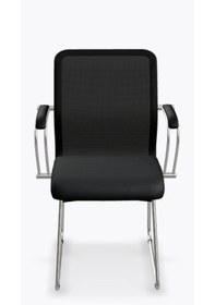 Resim Ergolife Sit 8 Bekleme Koltuğu Bel Destekli, Fileli, Siyah, Toplantı Sandalyesi - Ed.57.1.6a4 Siyah 