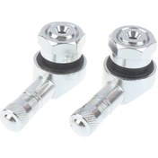 Resim Chuangyinshop 2 Adet 90 Derece Cnc Motor Sapı - Gümüş Renk, Dayanıklı Alüminyum Alaşım 