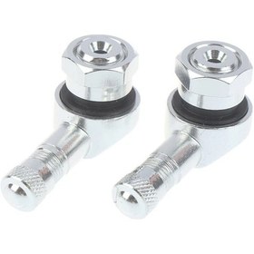 Resim Chuangyinshop 2 Adet 90 Derece Cnc Motor Sapı - Gümüş Renk, Dayanıklı Alüminyum Alaşım 