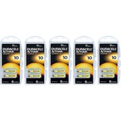 Resim Duracell Activair 10 Numara PR70 İşitme Cihazı Pili 6'lı 5 Paket 