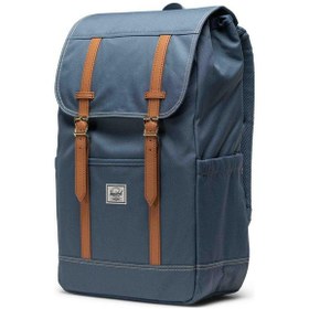 Resim Herschel Supply Co. Retreat Mıknatıslı Kapama Sırt Çantası, 16"inç Laptop Uyumlu Sırt Çantası, 23 L-13307 Mavi 