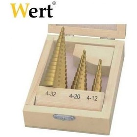 Resim Wert 3500 Kademeli Sac Delme Seti 3 Parça 