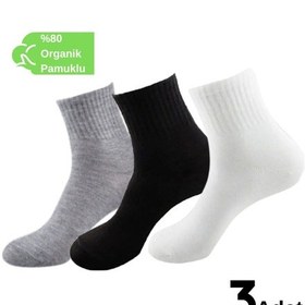 Resim Desing Socks Pamuklu Yumuşak Karışık 3'lü Erkek Soket Çorap Pamuklu Çorap Yumuşak Çorap Karışık 