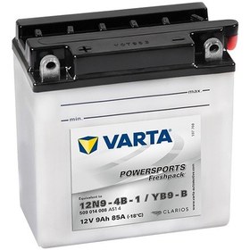 Resim Varta Yb9-b 12v 9 Ah Motosiklet Aküsü 