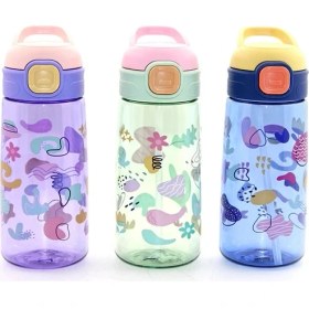 Resim Eco Lounge Renkli Pipetli Suluk 600 ml 