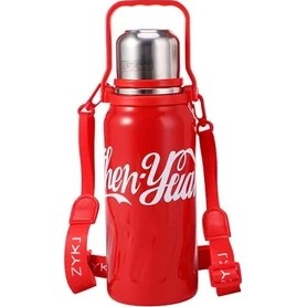 Resim Mdsj Yeni Yıl Şenlikli Kola Taşınabilir Su Isıtıcısı Büyük Kapasiteli Yalıtımlı Açık Dağcılık Su Isıtıcısı (Yurt Dışından) 