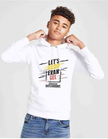 Resim Pubg Erangel Baskılı Unisex Çocuk Kapüşonlu Beyaz Sweatshirt Beyaz 