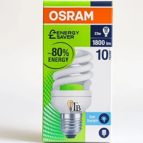Resim Pelsan Osram 23W Spiral Tasarruflu Ampul – 1600 Lm 6500K Beyaz Işık E27 Duy | Enerji Tasarruflu Uzun Ömürlü 