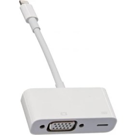 Resim Mobitell Lightning Uyumlu To VGA 1080P Full Hd Apple Iphone Ipad Ipod Çevirici Dönüştürücü Adaptör 