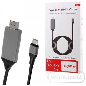 Resim Type-C Hdmı Kablo Kırmızı Kutulu-Siyah 