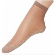 Resim Kadınlar İçin İlkbahar Ve Yaz Aylarına Uygun, Takılmaya Karşı Dayanıklı Nefes Alabilir Çekirdek-eğrilmiş İpek Pamuklu Kısa Çoraplar. Kahve 