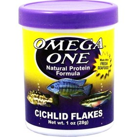 Resim Omega One Cichlid Flakes 50gr Açık 