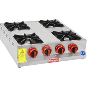 Resim Himaksan Endüstriyel Lpg Tüplü Set Üstü Mini Dörtlü 4 Gözlü Ocak 4 OCAK - SET ÜSTÜ - CE BELGELİ - GAZMER ONAYLI - 0 NO BRÜLÖR