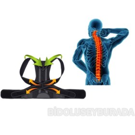 Resim Markaflex Balenli Bel Ve Sırt Korsesi Sporcu Korsesi Destek Korsesi 