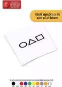 Resim Genel Markalar Squid Game Sticker Oto Motor Laptop Duvar Folyo Sticker 70 X 21 Cm 