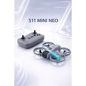 Resim Rose Teknoloji S11 Mini Neo Headless Modlu Optik Akış Sabitleme LED Işıklı 2 Bataryalı Engelden Kaçınma Özellikli Drone 