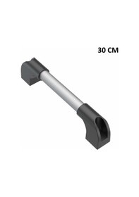 Resim Engelli Yaşlı Hasta Tutunma Barı Küvet Tutamağı Alüminyum 30 Cm Gri - Siyah 