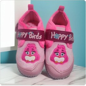 Resim Gezer Ev İçi Ayakkabısı Kız Çocuk Panduf Fujia Şeker Pembe 001 
