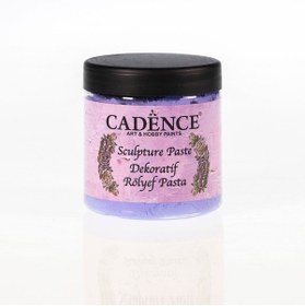 Resim Cadence Boya Dekoratif Rölyef Pasta (sculpture Paste)-1291 Açık Leylak-250ml-400gr 
