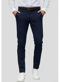 Resim Efor Slim Fit Yan Cep Esnek Pamuklu Casual Lacivert Pantolon P 1088 Lacivert 