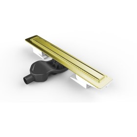 Resim VitrA V-Flow Elegant Duş Kanalı 60 cm Parlak Altın 59980232000 