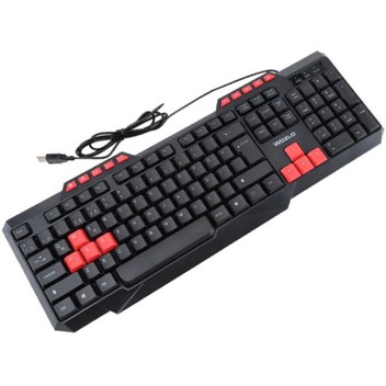 Wozlo WZ-790M Işıklı Usb Oyuncu Multimedia Gaming Q Klavye
