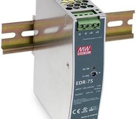 Resim SA-EDR-075-48 AC-DC Endüstriyel Dın Rail Güç Kaynağı; Çıkış 48Vdc @ 1.6A; Metal Şasi / Ac-Dc Industrial Dın Rail Power Supply; Output 48Vdc At 1.6A; Metal Case 