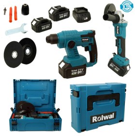 Resim Rolwal Şarjlı Hilti-Şarjlı Taşlama 2'li Set 21 V 4,0 Ah 