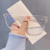 Resim Unisex Moda Gözlükleri - Minimalist Kare Çerçeve ile Tam Çerçeveli Tasarım, Hafif Plastik Lensler, Erkekler ve Kadınlar için Dekoratif Gözlükler, Günlük Moda Gözlükleri | Minimalist Gözlükler | Dayanıklı Gözlükler 