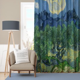 Resim Zeytin Ağaçları Perde 