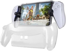 Resim PS Portal El Tipi için Yumuşak Yedek Şeffaf Kılıf, PS Portal El Kumandası ile Uyumlu Şeffaf TPU Koruyucu Kılıf Kapağı 