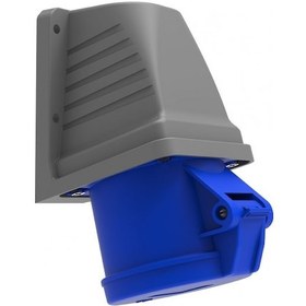 Resim Bemis Cee Norm 3x32a 220v Ip44 90 Derece Eğik Duvar Prizi 