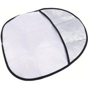 Resim Fochsia Gümüş Direksiyon Güneşlik Kılıfı Suv Kamyon Otomobil İçin Antiparlak Isı Korumalı Gümüş 