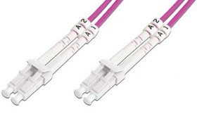 Resim BC-FO-5LCLC-03/4 Beek LC-LC Fiber Optik Patch Kablo, 3 metre, Multimode, 3.0mm Duplex, 50/125, OM 4, LSZH 