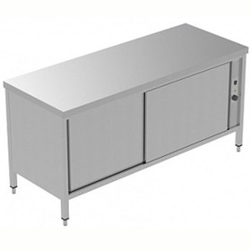 Resim Electrolux Professional Sıcaklık Dolabı 1 Ara Raf Ve 4 Kayar Kapılı Fanlı Isıtma Sırtsız - 1800 MM Plus GTCD1800E 