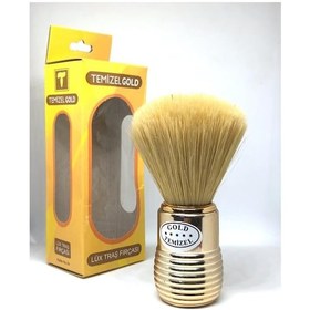 Resim Temizel Gold Lüx Traş Sakal Fırçası Bakalit Saplı 