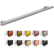 Resim ÇEBİ Mat Antrasit 160 mm Çekme Mobilya Kulpu (B963160127) 