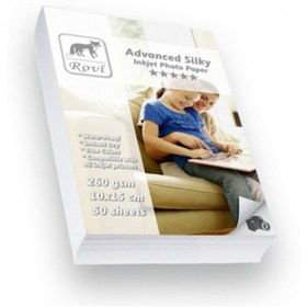 Resim ROVİ Advanced Ipek 10x15 Fotoğraf Kağıdı 260gr - 50 Yaprak 