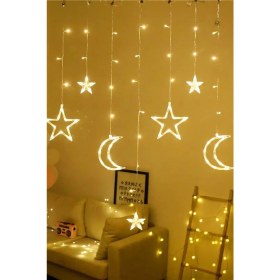 Resim Magicledcorner Ay Yıldız Perde LED 