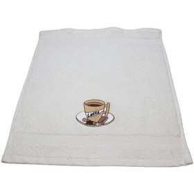 Resim 30X30 Coffee Temalı Nakışlı 6'Lı Kutulu Mutfak Havlu Seti 