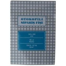 Resim Nalbant Sipariş Fişi Otocopyli 14x20 