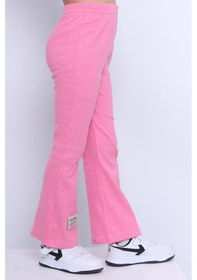 Resim Hçm Kız Çocuk Triko Tayt İspanyol Paça D2 Pembe 