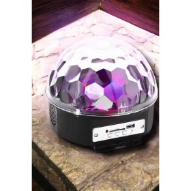 Resim Kompakt Tasarımlı, Telefon Kontrollü Disko Topu Işıkları 