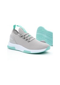 Resim Tonny Black Nefes Alabilen Kumaş Poli Taban Bağcıklı Gri Yeşil Spor Ayakkabı V2qnt-0 Gri Yeşil | Unisex 