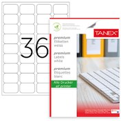 Resim Tanex-Tw2036- 45X30MMx100Adet Lazer Yazıcı Etiketi 